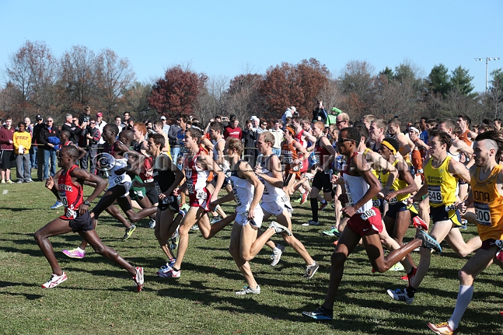 2012NCAA XC-109.JPG - 2012 NCAA D1 Cross Country Championships, November 17, 2012, held in Louisville, KY.